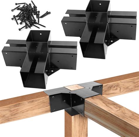 4x4 metal corner brackets|4x4 pergola brackets diy kit.